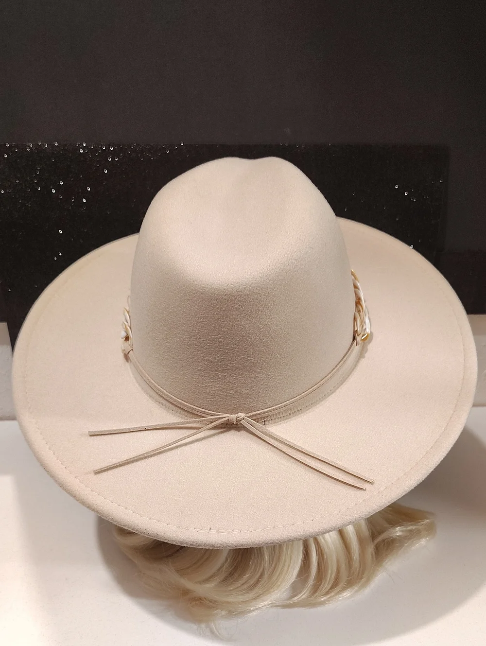 Boho Style Wide Brim Fedora Hat